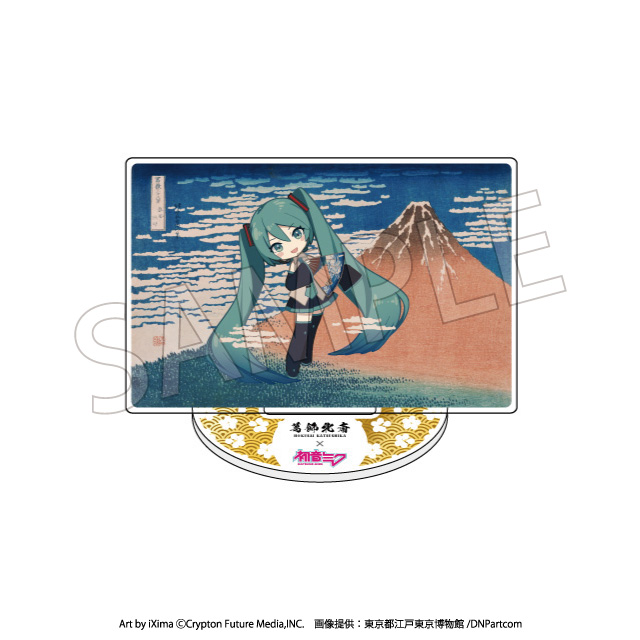 Hokusai Katsushika x Hatsune Miku Acrylic Stand | Ultra Tokyo